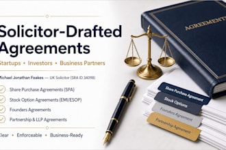 draft a solicitor grade partnership agreement for your business partners