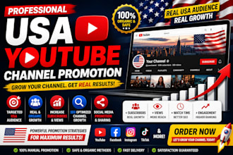 do USA youtube channel promotion for fast growth