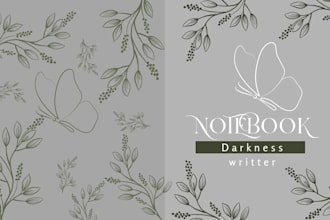 design simple book covers and aesthetic canva pages