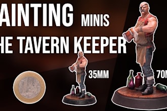 paint and print your 3d miniature model, warhammer 40k, tabletop figurines