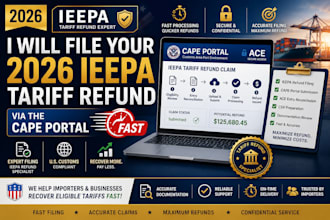 file your 2026 ieepa tariff refund via the cape portal fast