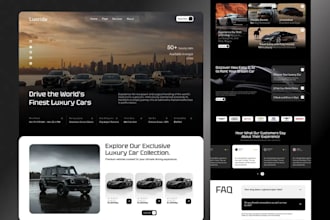 create uber clone website, limousine website, taxi website, ride hailing website
