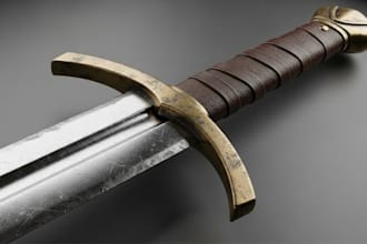 create pbr game weapons and props for unreal engine, unity and roblox