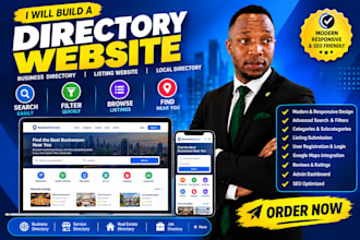build a modern directory website listing website or business directory