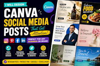 design canva social media posts for instagram and pinterest