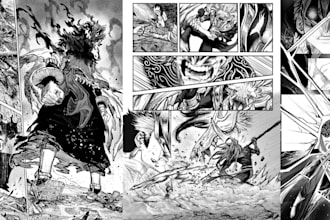 anime manga illustration manga comic book comic pages manga artist webtoon panel