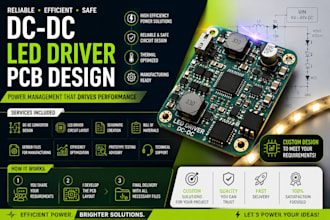 design dc dc led driver pcb and power supply