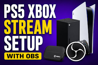 setup ps5 xbox and capture card streaming with obs