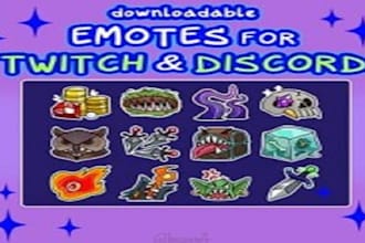 design role icons set pack, badges, emotes emoji, for twitch, discord or kick