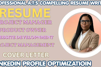 write a project manager, cv, cover letter resume writing