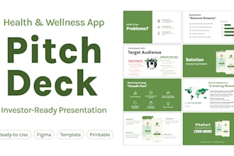 design healthcare investor presentation, biotech startup pitch deck