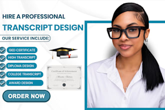 do ged transcript, diploma certificate design, college transcript in 24hours