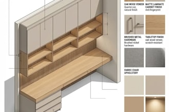 design custom furniture DIY woodworking project plans with cutlist in sketchup
