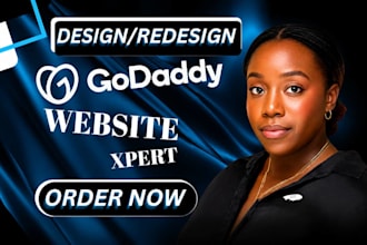 design, redesign godaddy website, godaddy website design