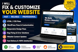 fix wordpress HTML CSS and website issues