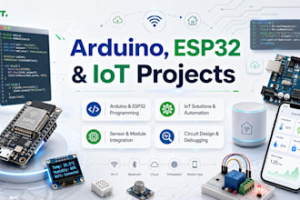 do arduino, esp32, and iot programming projects
