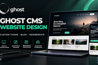 setup ghost website, customize ghost cms blog, ghost cms theme, ghost newsletter