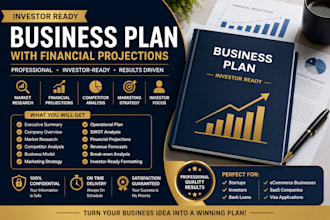 write an investor ready business plan with financial projections