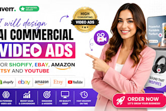 create ai commercial video ads for shopify ebay amazon shopify youtube