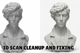 do reverse engineering 3d scan stl cleanup fix mesh for 3d printing