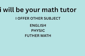 be your math tutor