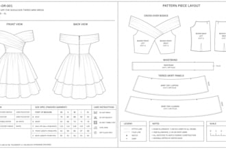 create professional sewing pattern instructions and digital sewing patterns