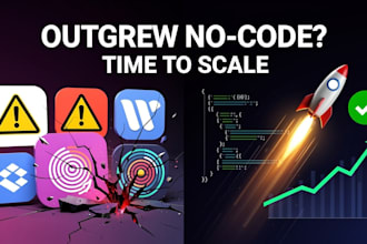 convert your nocode mvp into a scalable production app