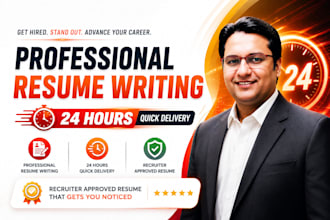 provide 24 hours professional resume writing service, ats resume writing