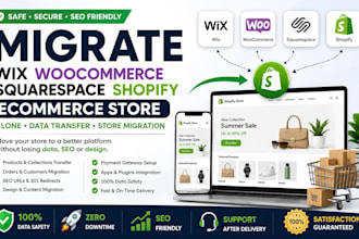 migrate wix woocommerce clone squarespace shopify data transfer ecommerce store