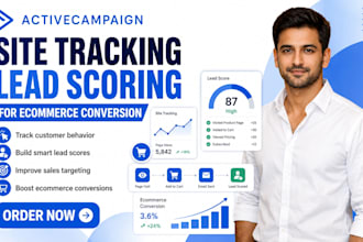 build activecampaign site tracking and lead scoring for ecommerce conversion