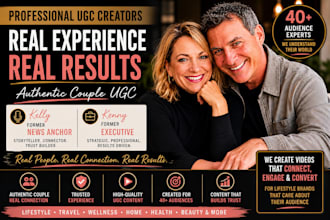 create real couple lifestyle ugc content for brands