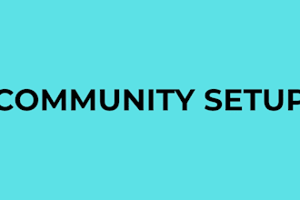 setup community account for you