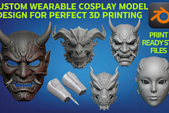 sculpt 3d mask model design printable mask 3d helmet 3d armor design 3d print