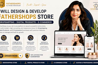 create responsive website on fathershops in wordpress