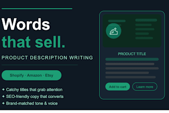 write persuasive product descriptions that sell