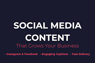 write engaging social media content for your business