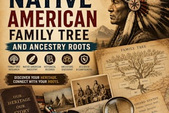 research your native american family tree and ancestry roots