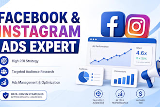 run profitable meta ads campaign and facebook advertising