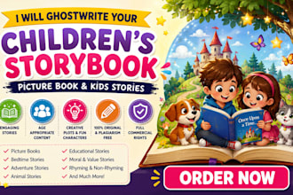 write ghostwrite your childrens storybook picture children story book writer