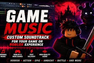 compose custom music for your roblox or indie game