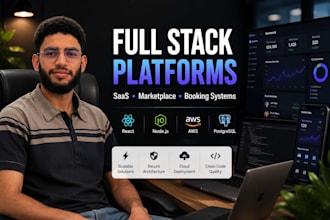 develop a scalable full stack saas web application
