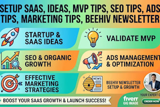 setup saas ideas mvp tips SEO tips ads tips marketing tips beehiv newsletter