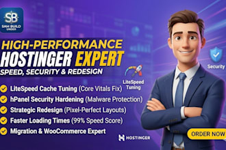 l fix hostinger website speed and secure hpanel with litespeed optimization