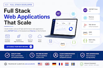 develop asp net core web API backend and rest API with AWS