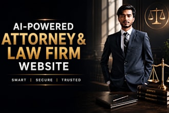 create a mordern law website, lawer website or attorney site