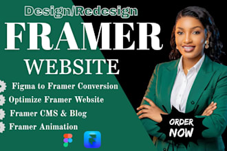convert figma to framer, design or develop responsive framer website
