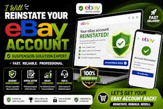 reinstate mc011 ebay suspension fix suspended ebay account  permanent suspension