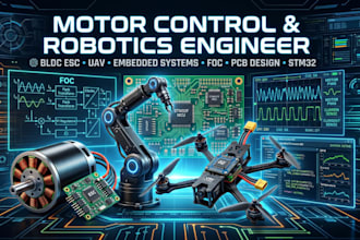 design motor control systems esc bldc foc controllers for robotics and drones