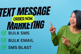 do bulk sms message and whatsapp promotion