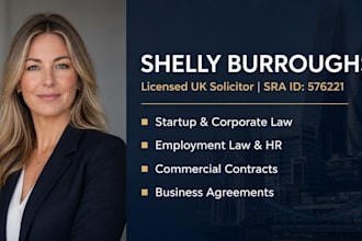 be your UK commercial agreement writer and draft any business contract